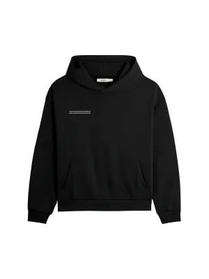 365 Midweight Organic Cotton Hoodie—black