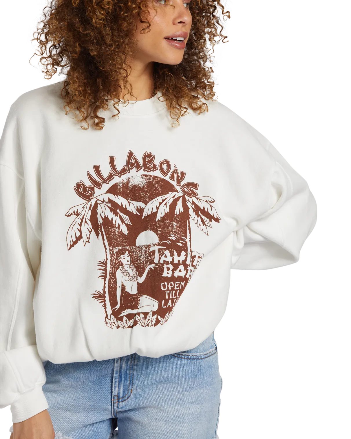 Aloha Kendal Sweatshirt in Salt Crystal