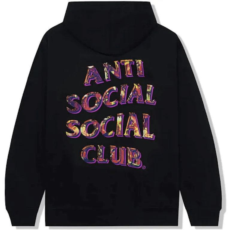 Anti Social Social Club Layer Lock Hoodie Black