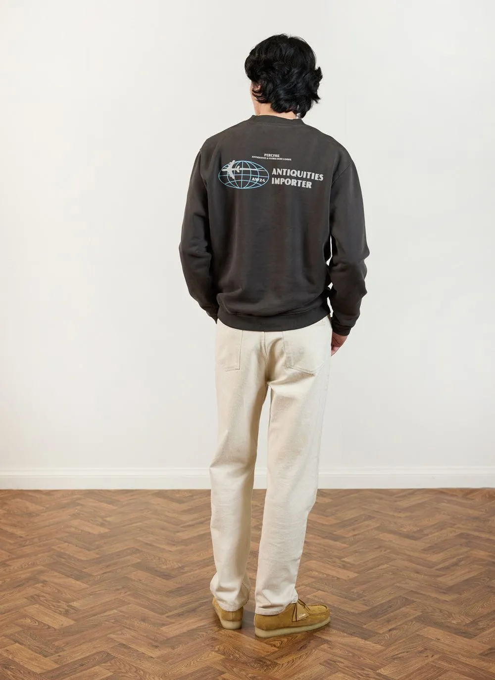 Antiquities Importer Sweatshirt | Cotton | Washed Black