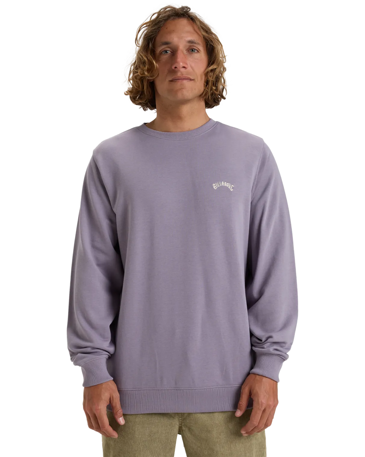 Arch Crew Sweatshirt in Light Purple