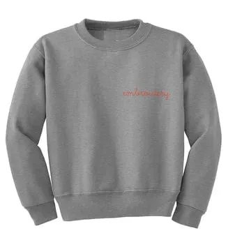 Big Kids Classic Crewneck Fleece Sweatshirt