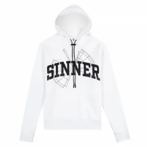 Black Sinner Hoodie | White