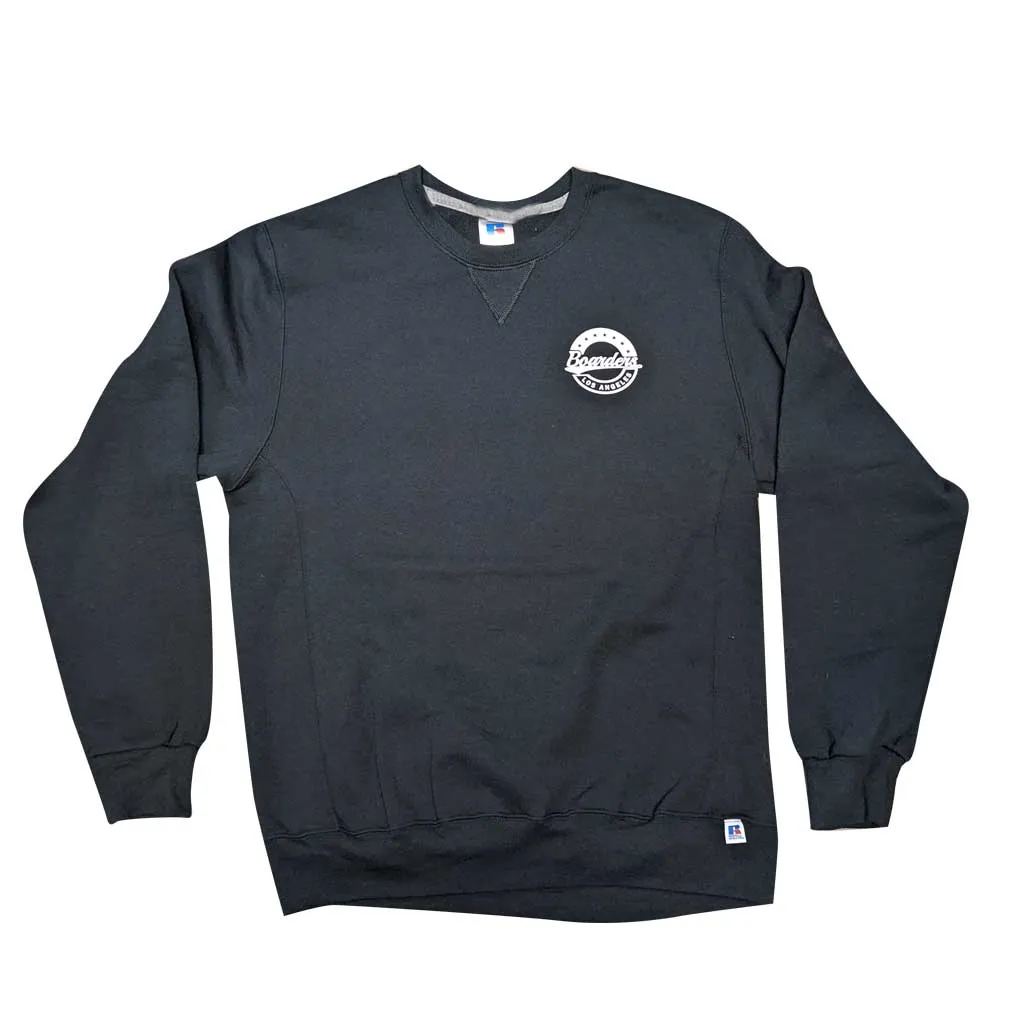 Boarders x SSD x Todd Francis Crewneck - Black