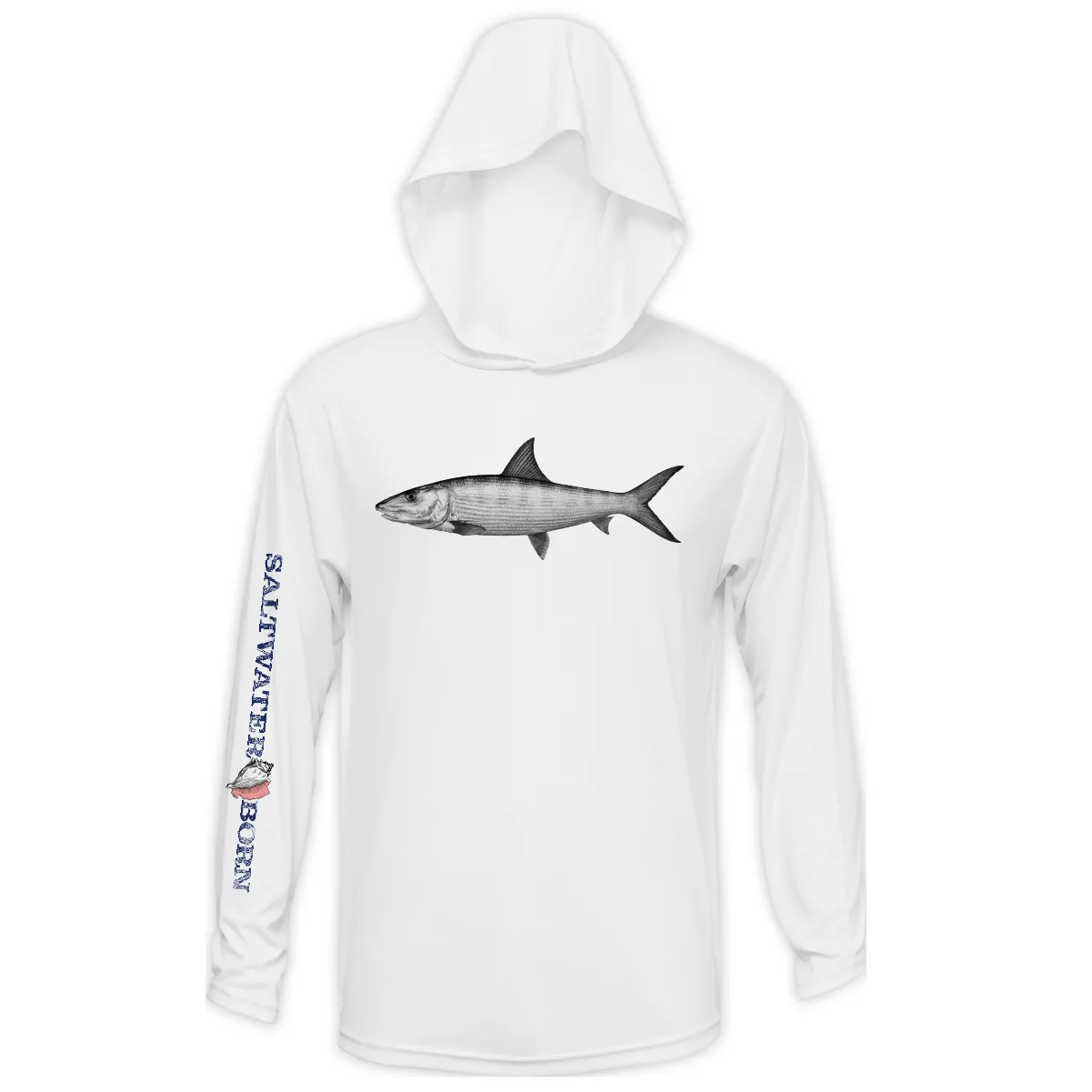 Bonefish Long Sleeve UPF 50  Dry-Fit Hoodie