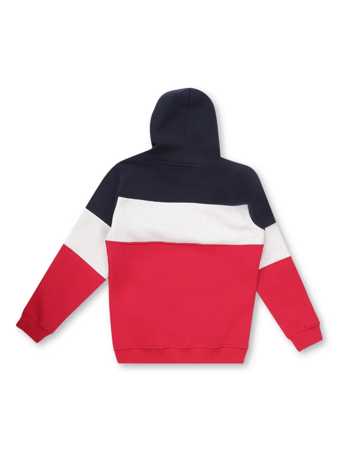 Boys Casual Navy Blue Full Sleeve Pullover Sweatshirt