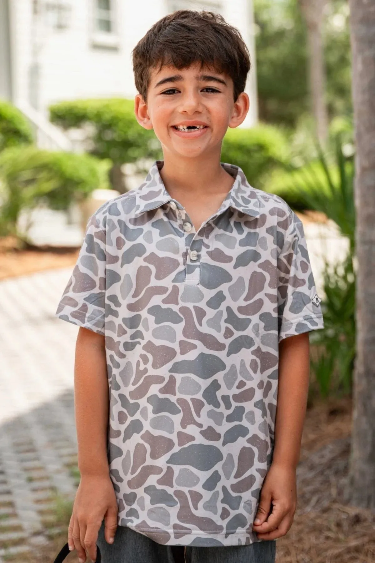 Burlebo Youth Polo Deer Camo