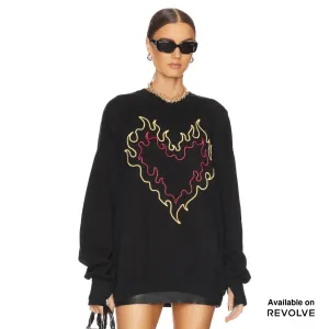 Burn Heart - Jump Jumper - Black