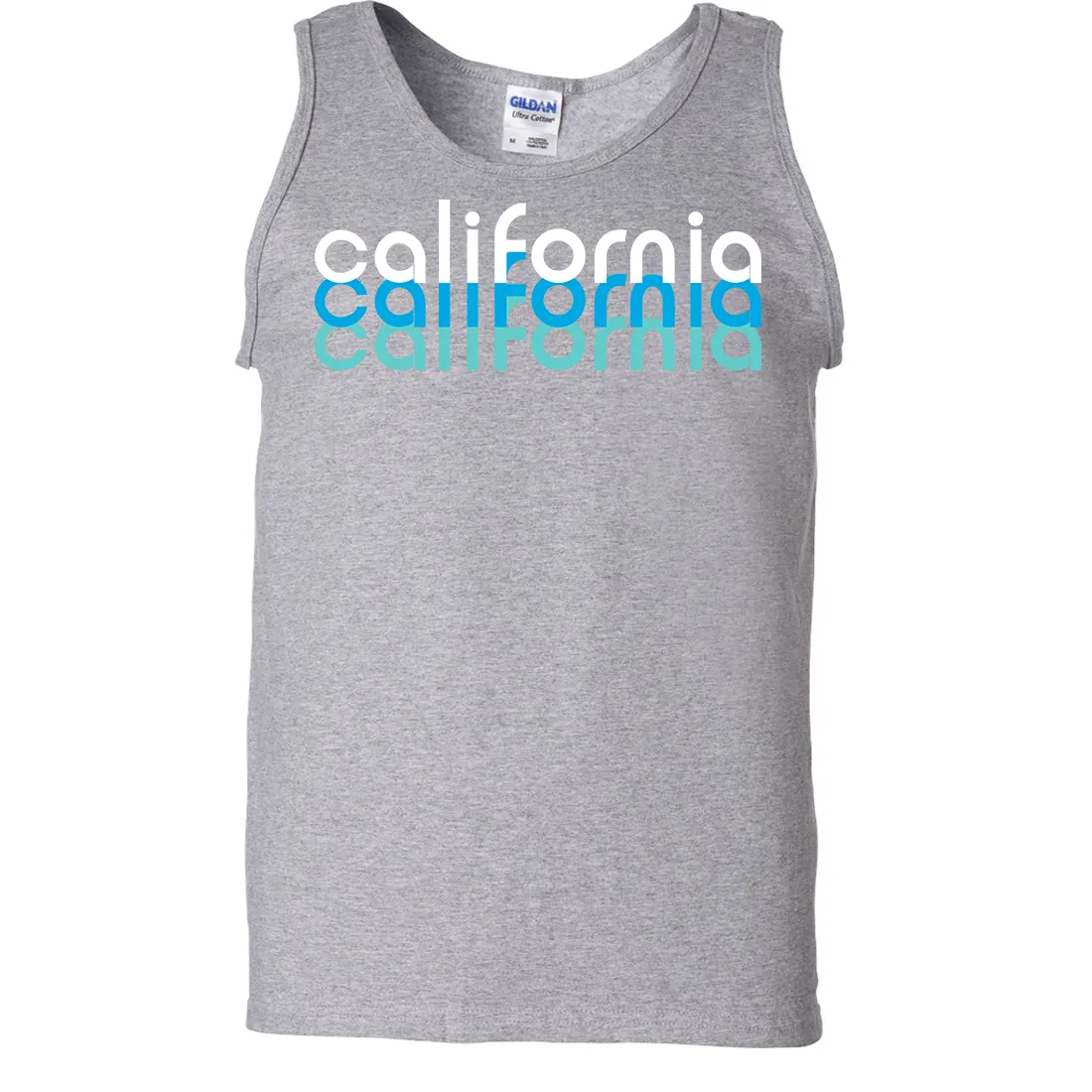 California Cool Stacked Asst Colors Tank Top