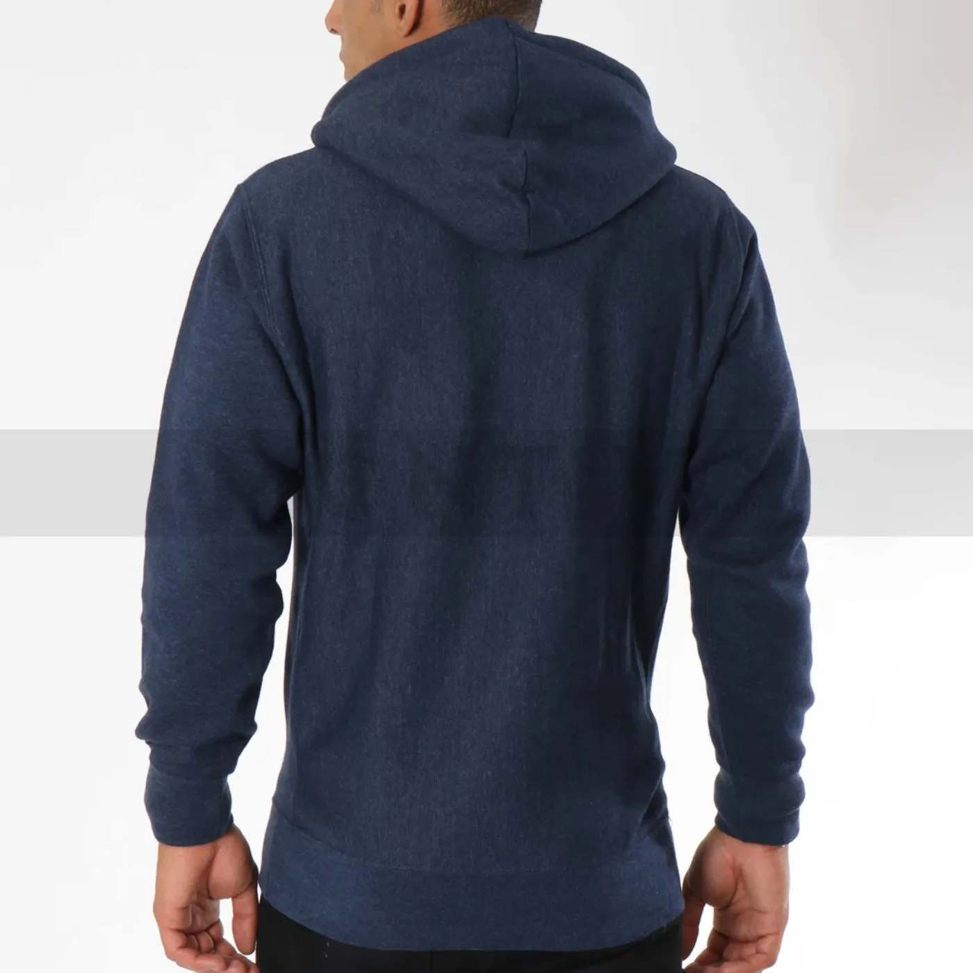 Celio Indigo Blue Melange Hoodie