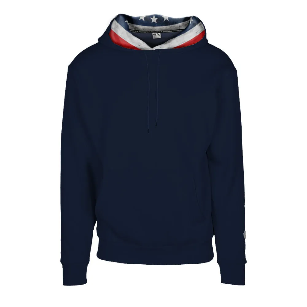 Classic Lined Hoodie | 1776 Flag | Navy PreOrder