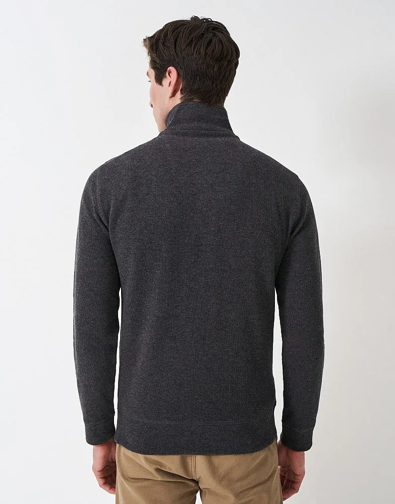 Crew Clothing French Rib Half Zip Sweatshirt