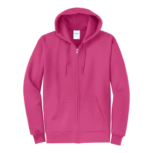 D2347 Core Fleece Full-Zip Hooded Sweatshirt