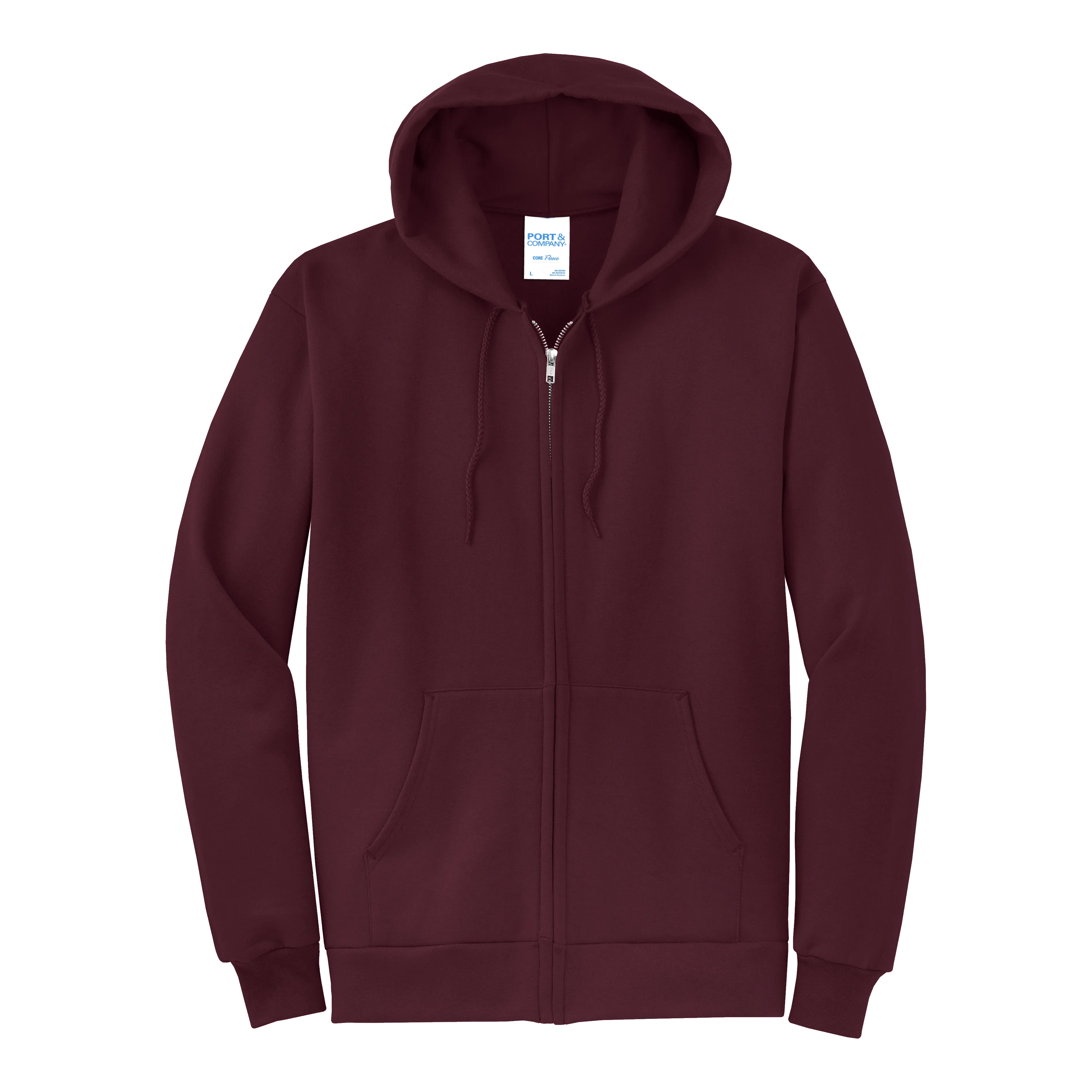 D2347 Core Fleece Full-Zip Hooded Sweatshirt