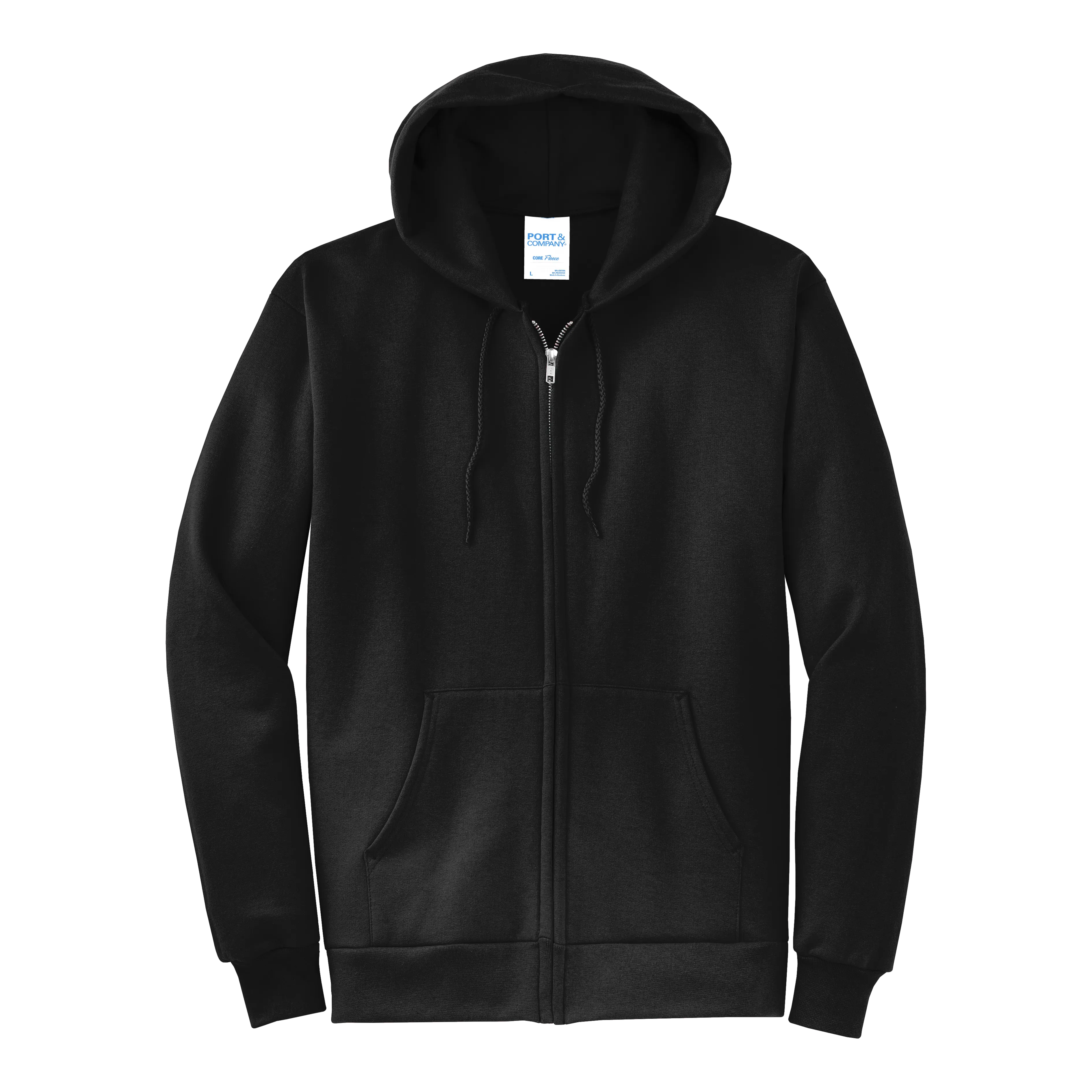 D2347 Core Fleece Full-Zip Hooded Sweatshirt