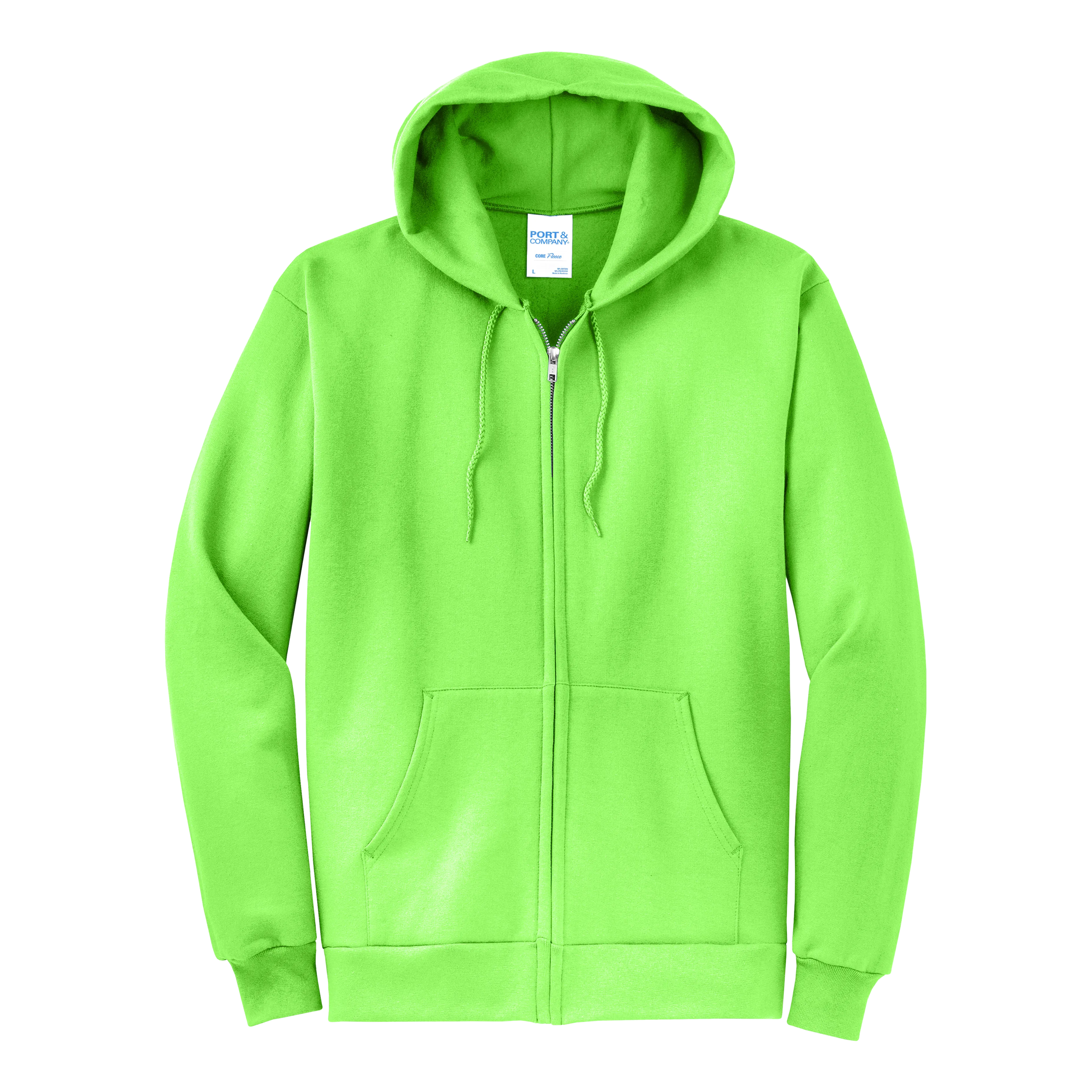 D2347 Core Fleece Full-Zip Hooded Sweatshirt