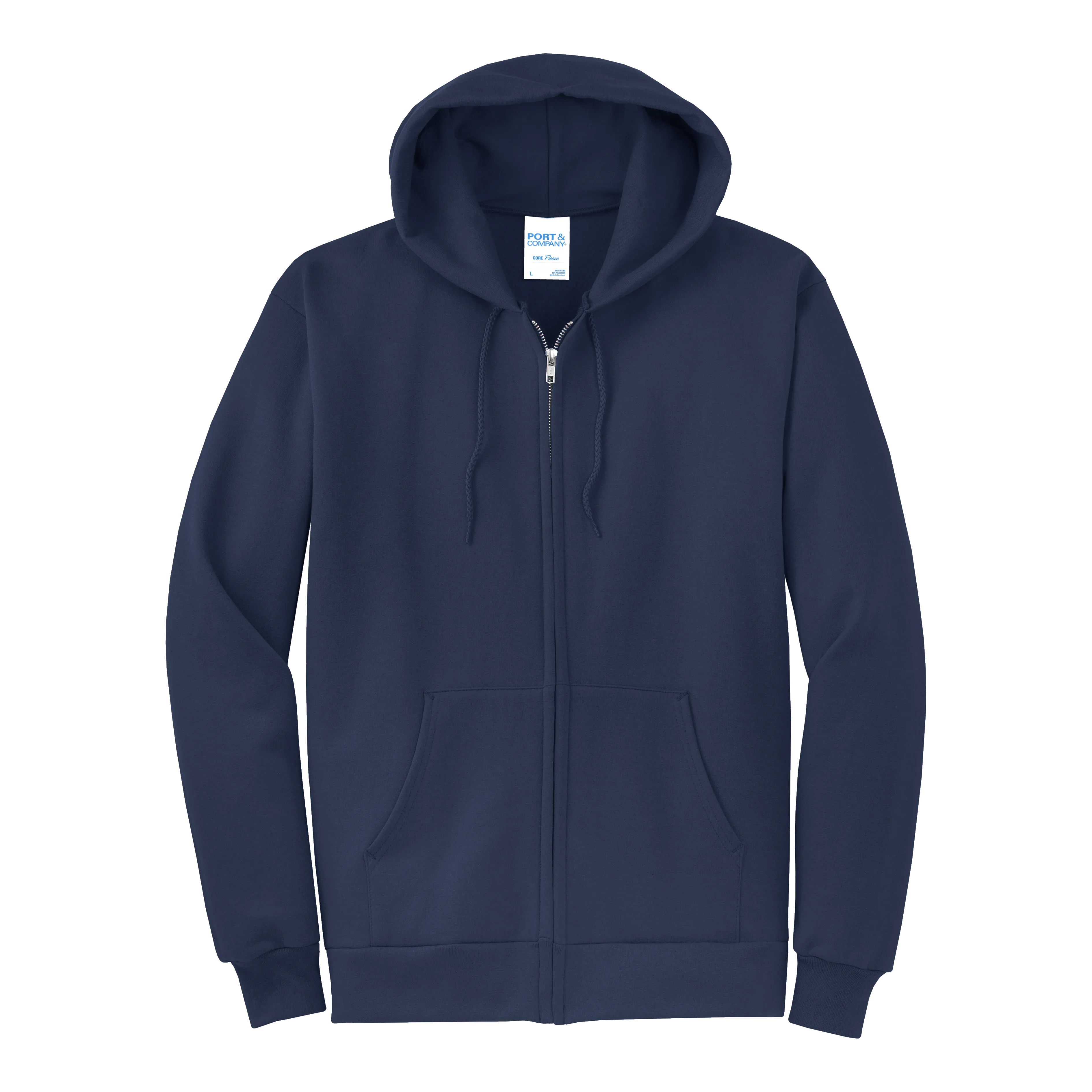 D2347 Core Fleece Full-Zip Hooded Sweatshirt