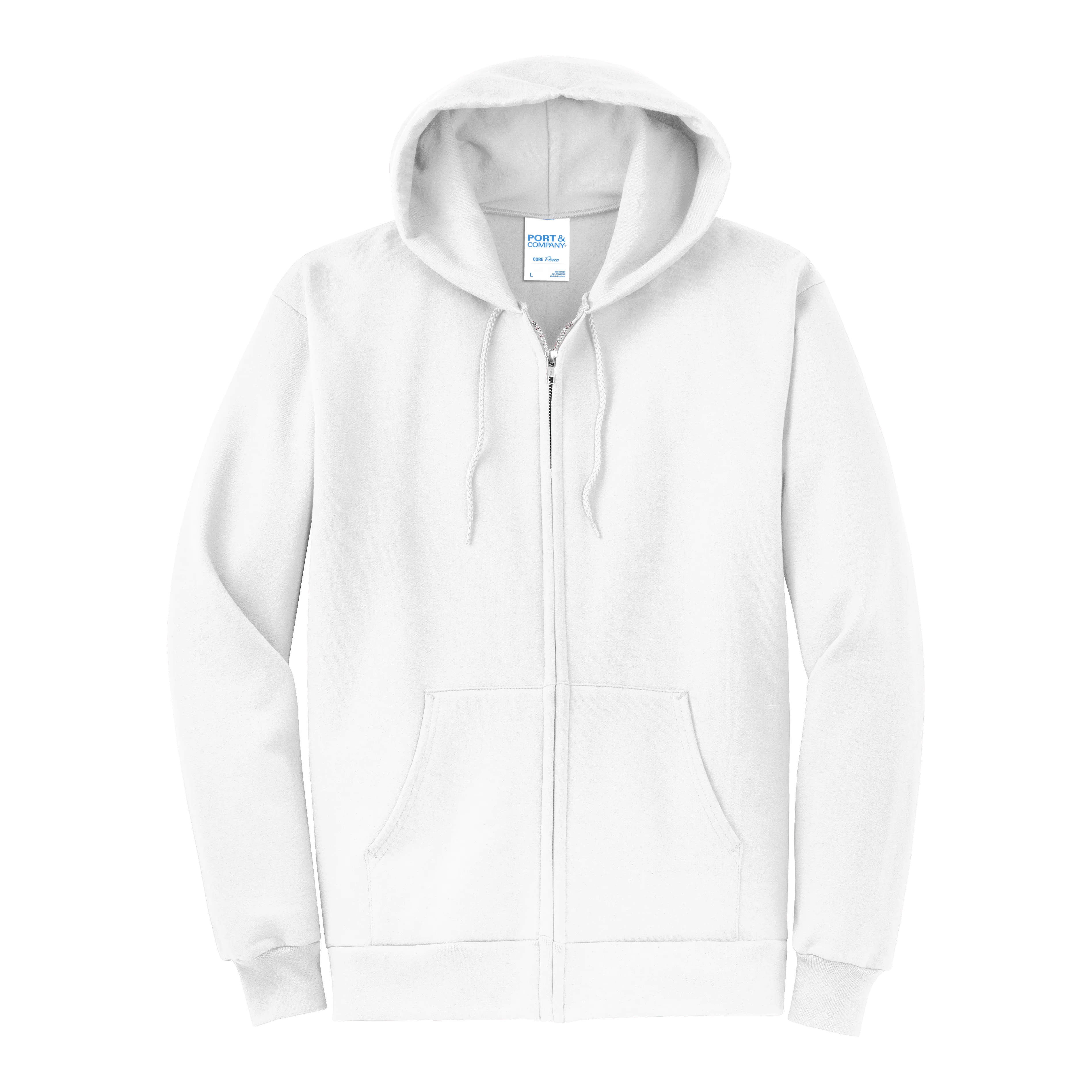 D2347 Core Fleece Full-Zip Hooded Sweatshirt