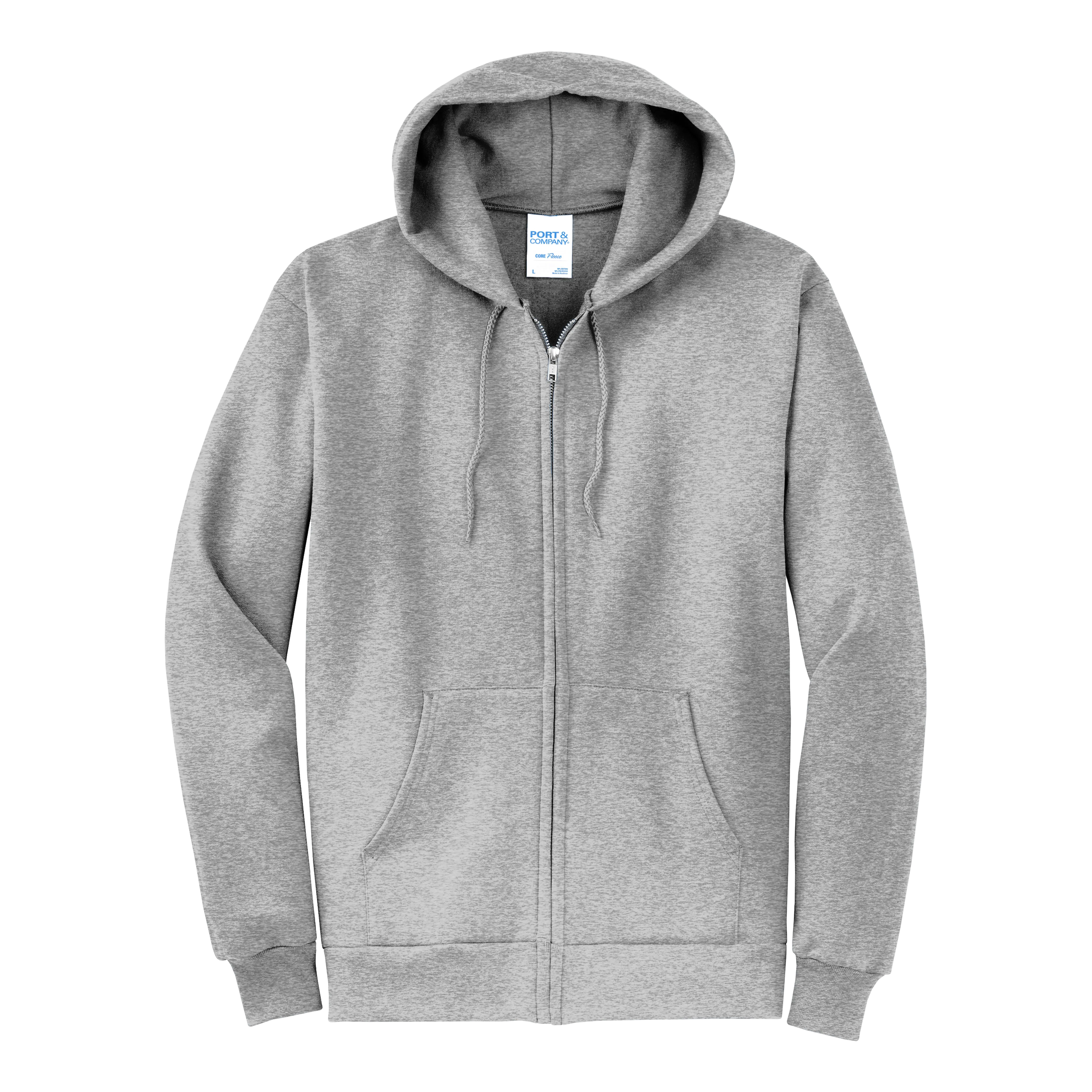 D2347 Core Fleece Full-Zip Hooded Sweatshirt