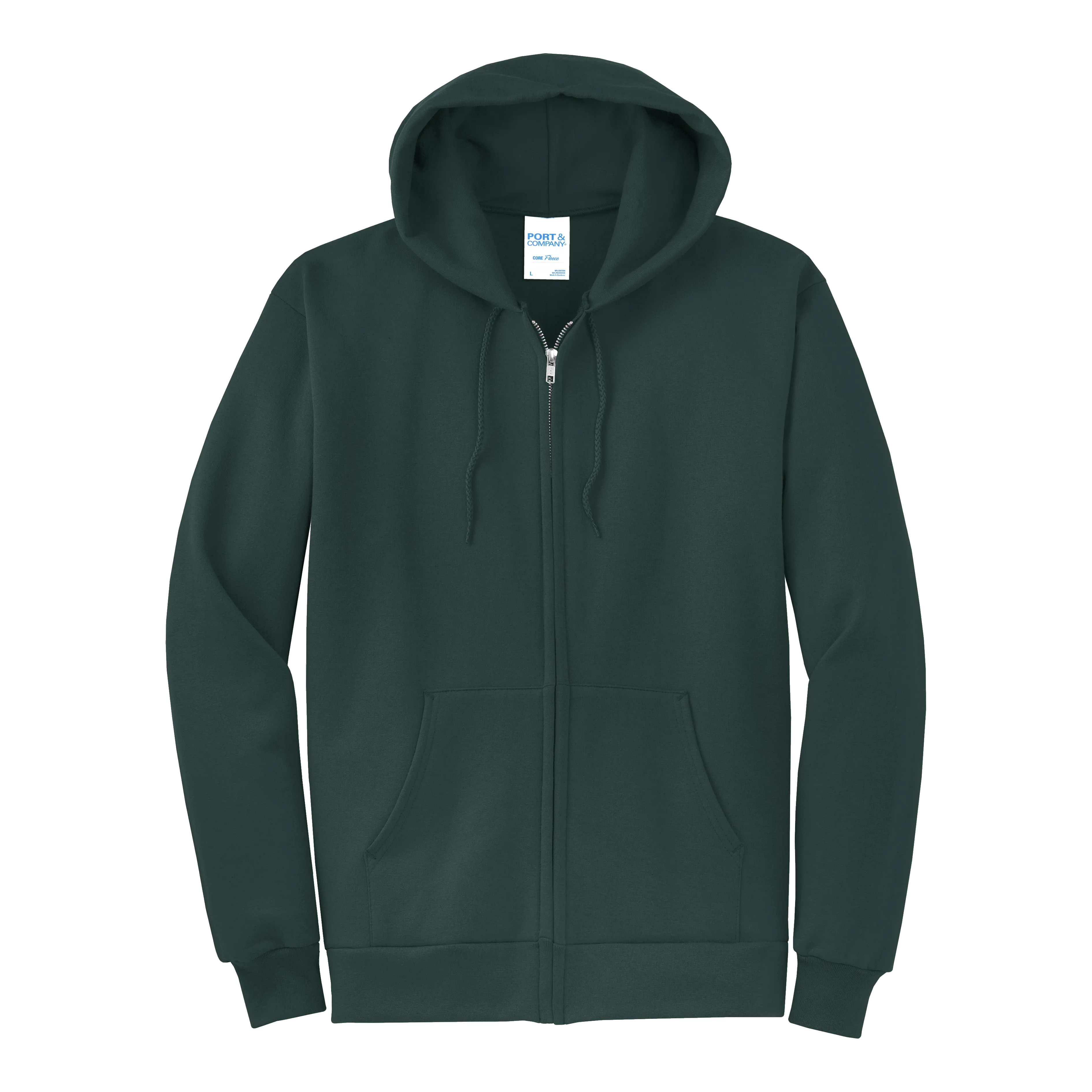 D2347 Core Fleece Full-Zip Hooded Sweatshirt