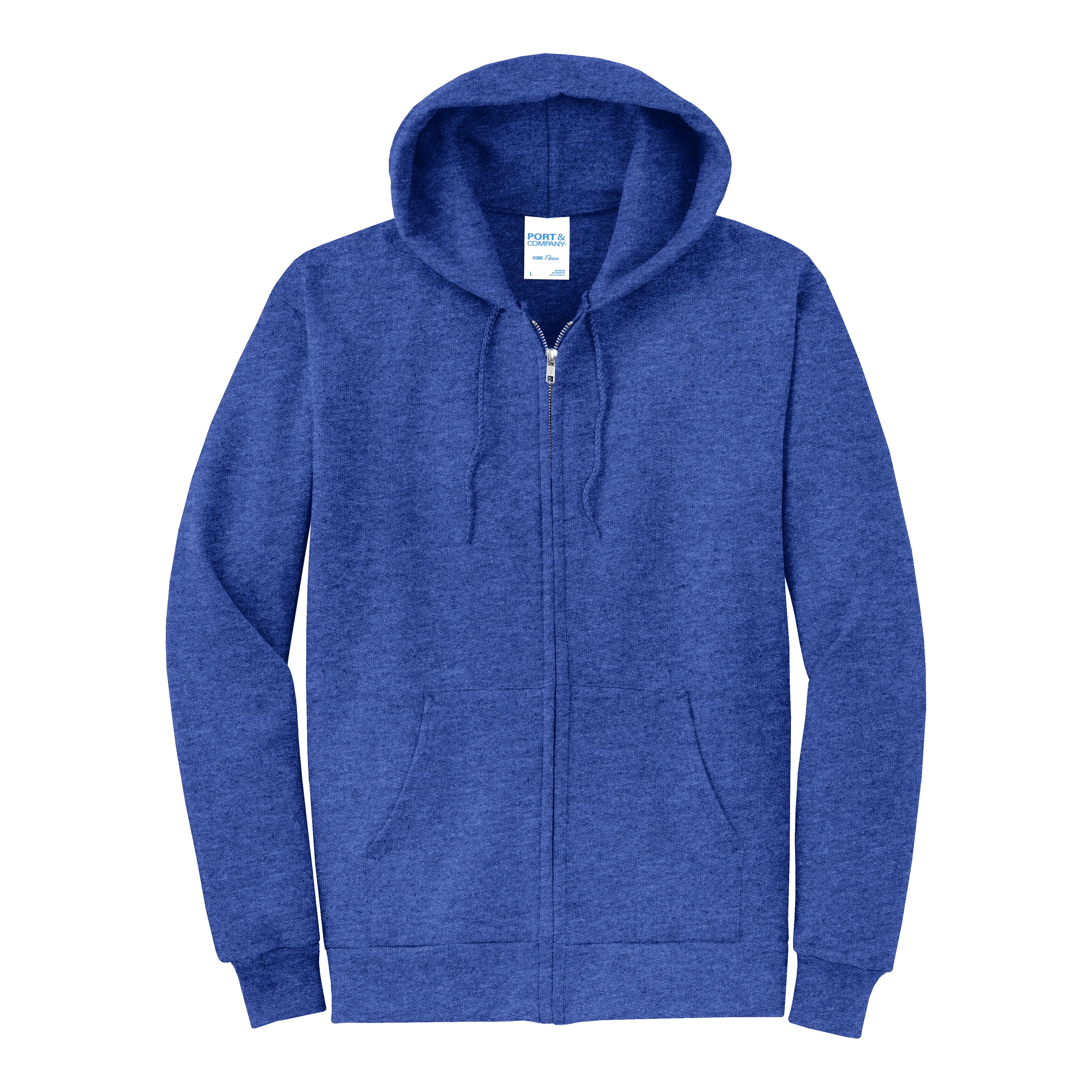 D2347 Core Fleece Full-Zip Hooded Sweatshirt