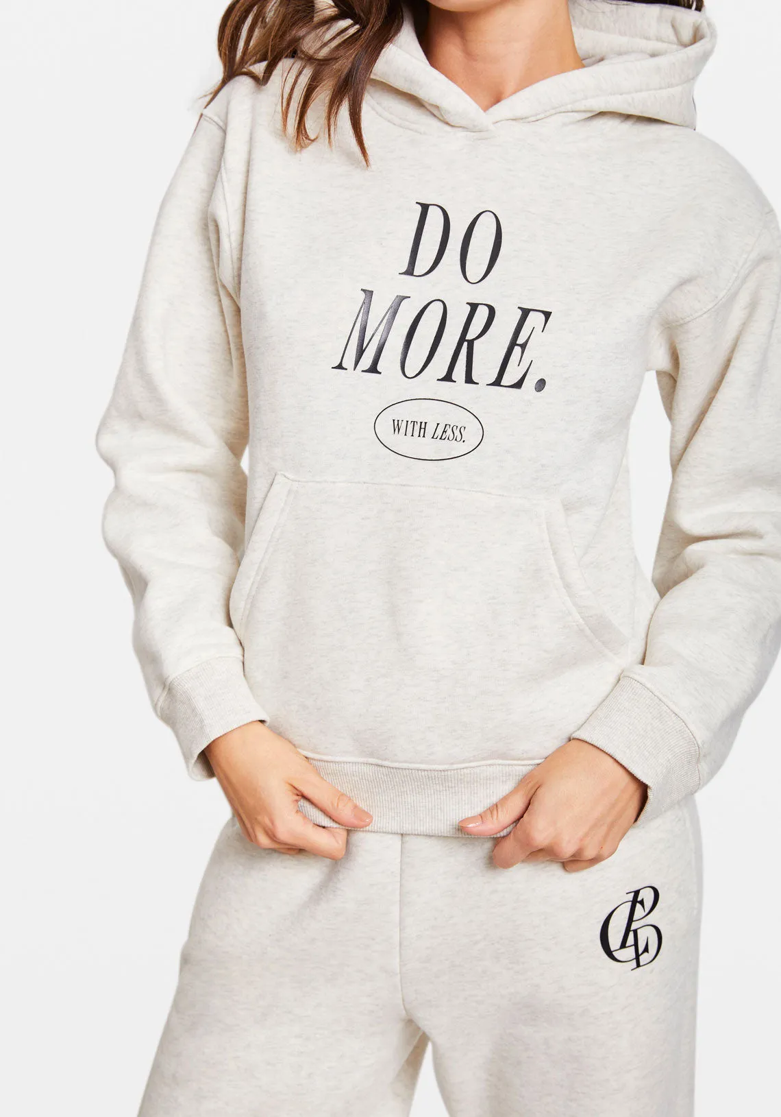 DO MORE HOODIE GREY MARLE