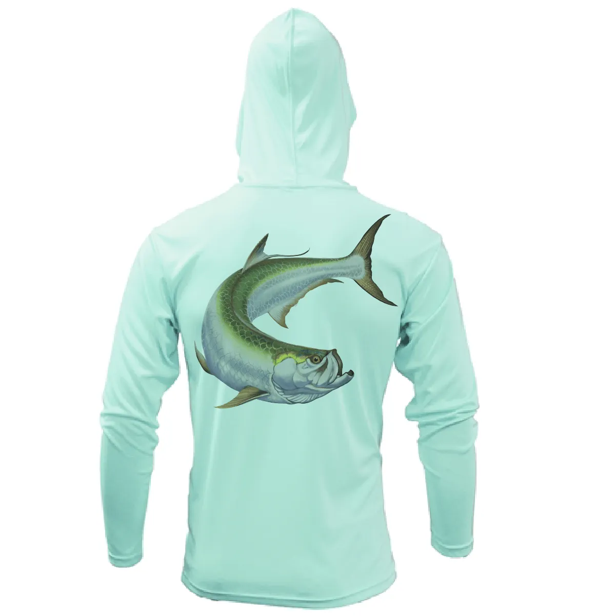 Dunedin, FL Action Tarpon Long Sleeve UPF 50  Dry-Fit Hoodie