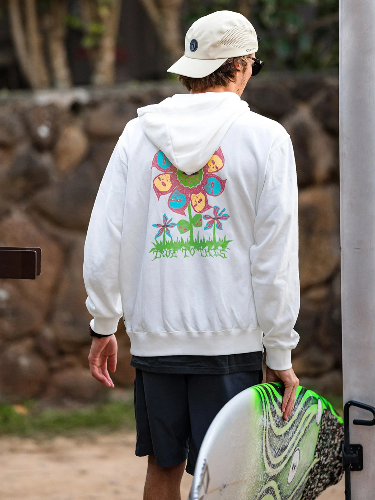 Earth Tripper Pullover Sweatshirt - Off White