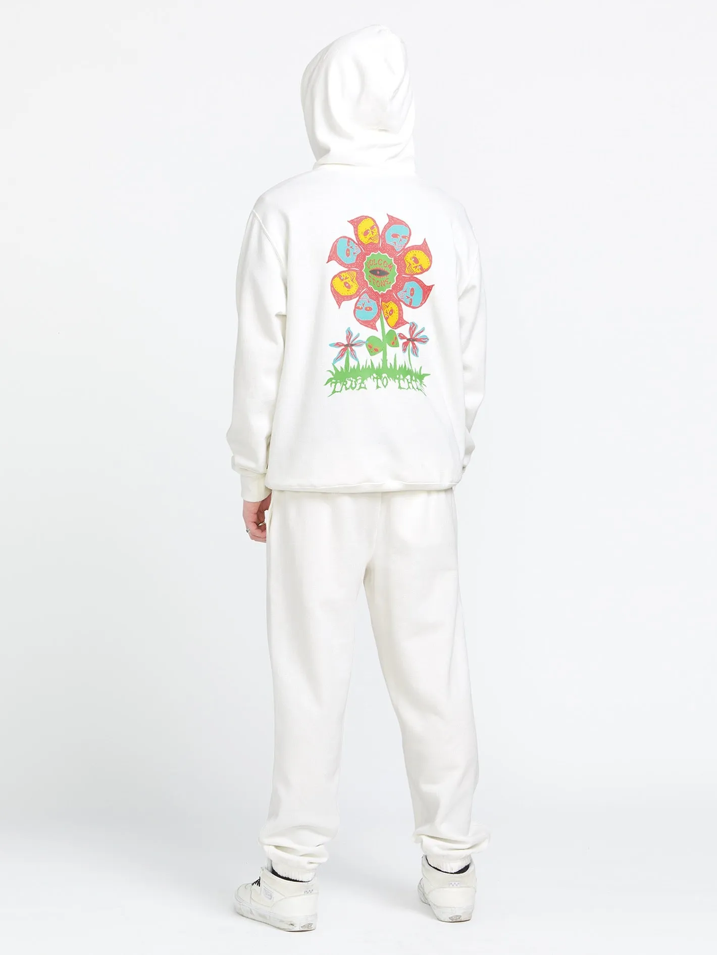 Earth Tripper Pullover Sweatshirt - Off White