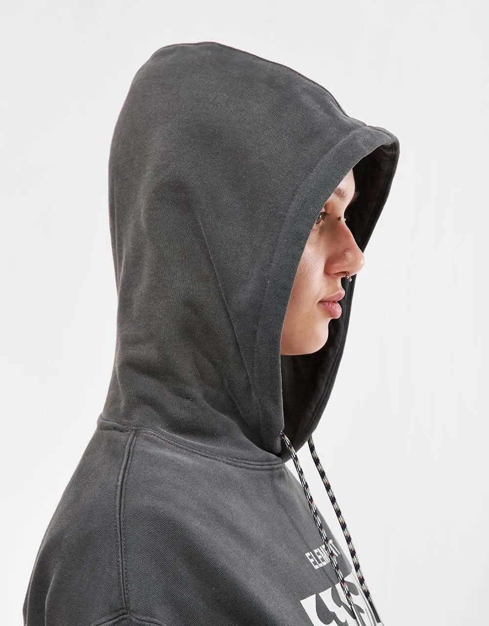 Element Texture Pullover Hoodie - Off Black