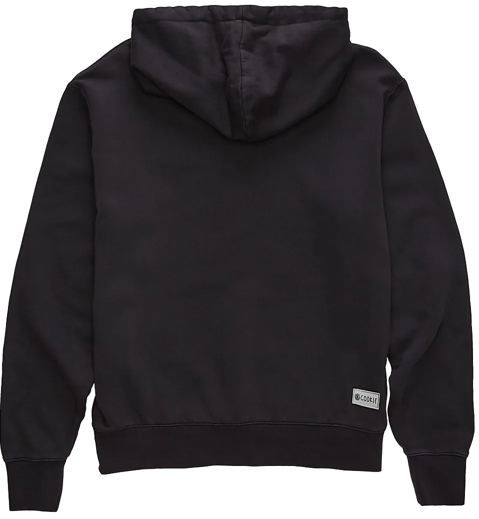 Element Vertical Shrooms Hoodie, Off Black