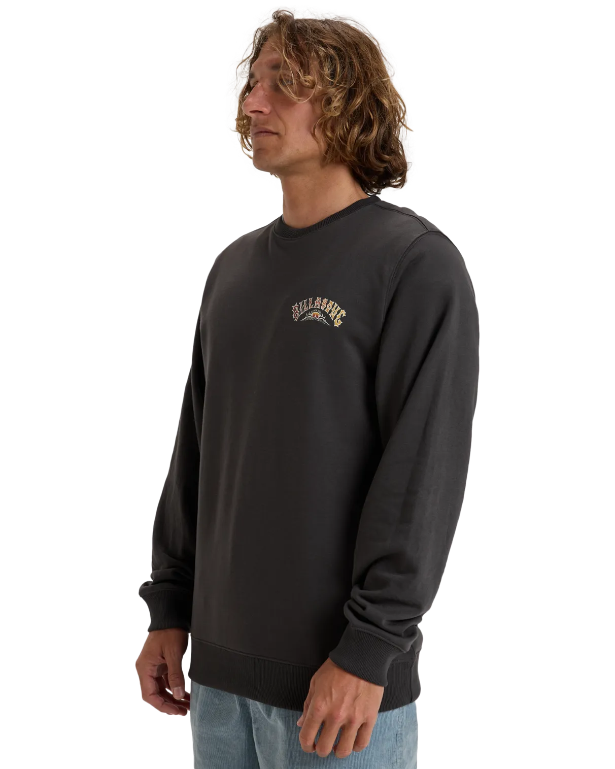 Foundation Crew Sweatshirt in Raven