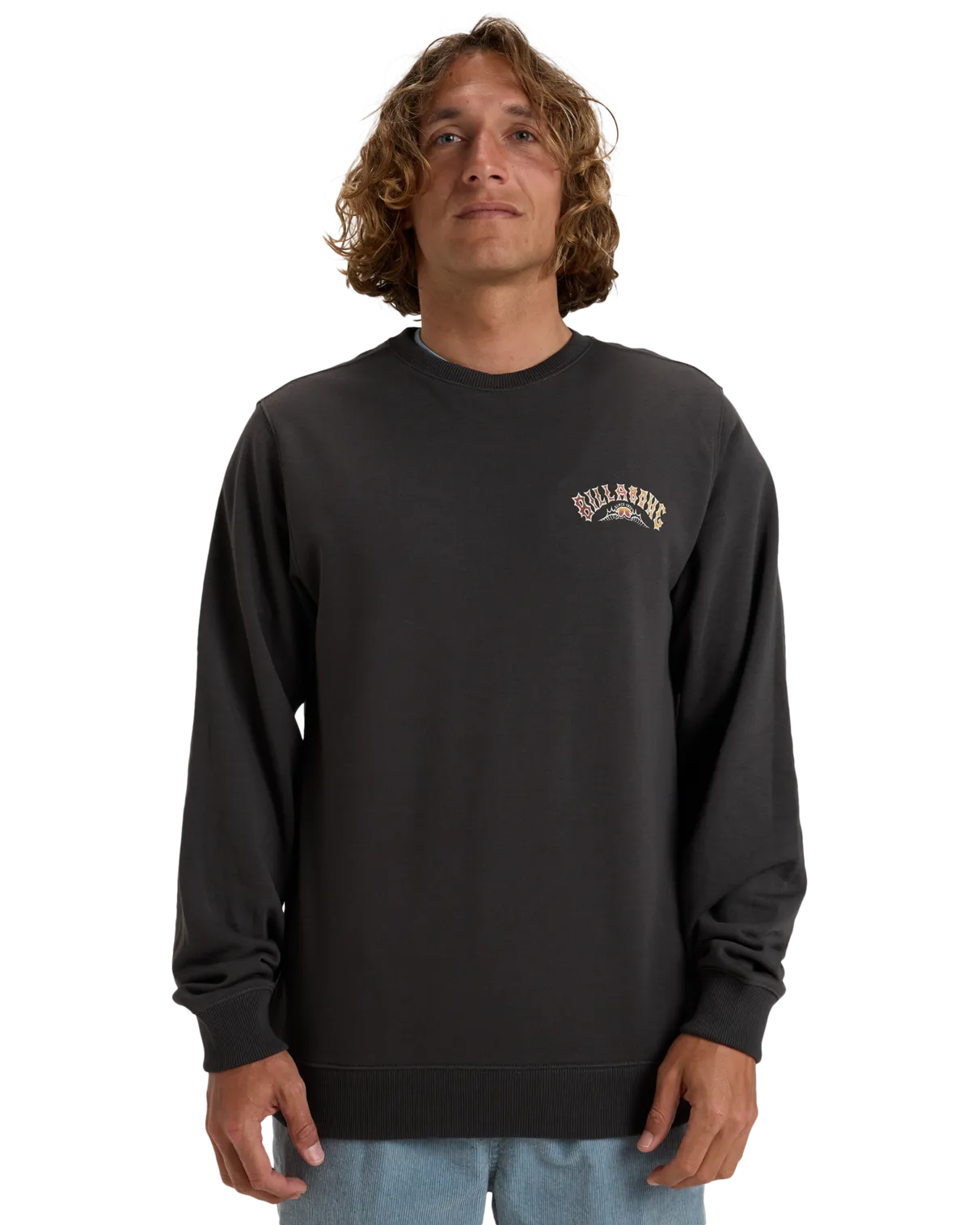 Foundation Crew Sweatshirt in Raven