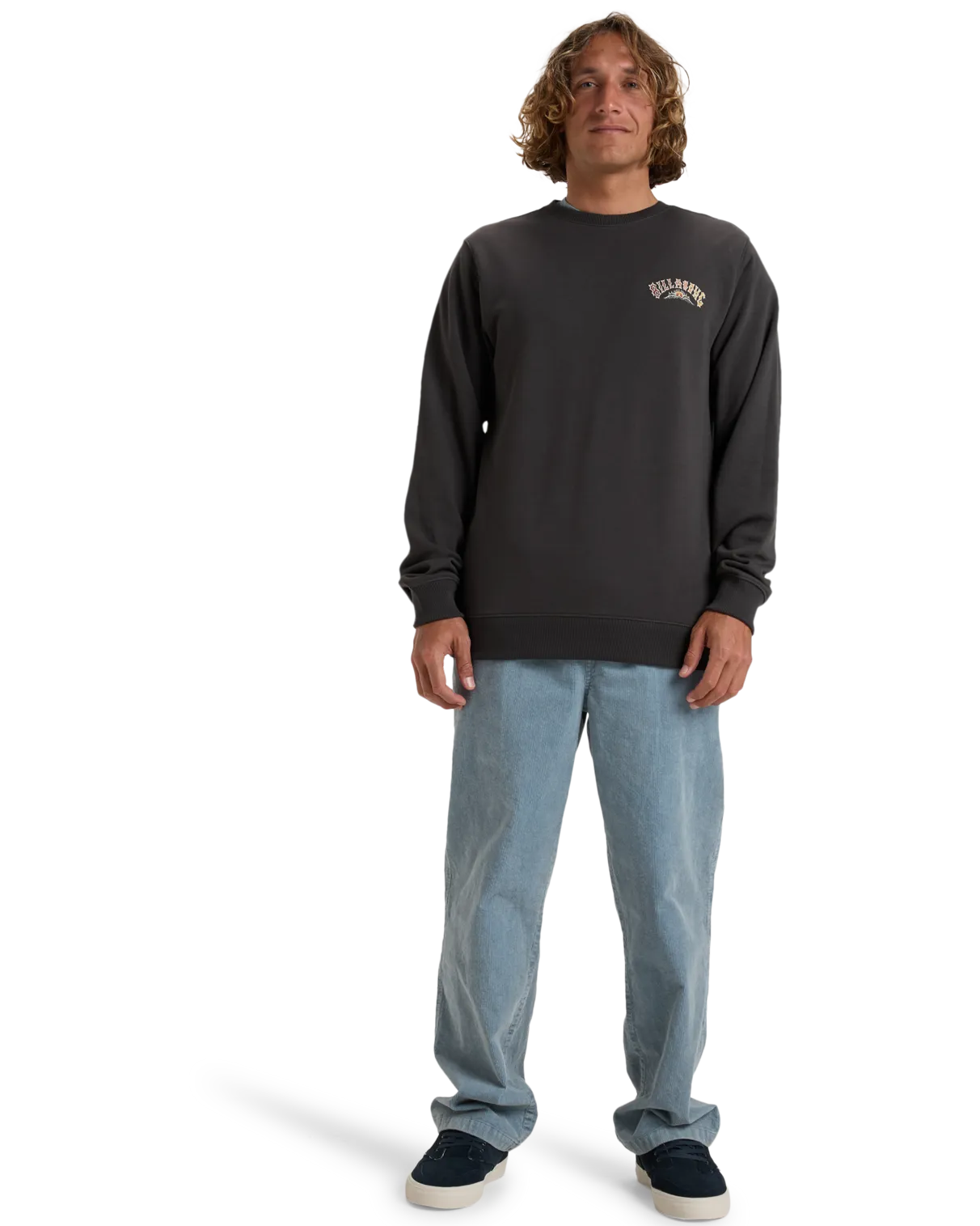 Foundation Crew Sweatshirt in Raven