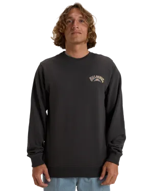 Foundation Crew Sweatshirt in Raven