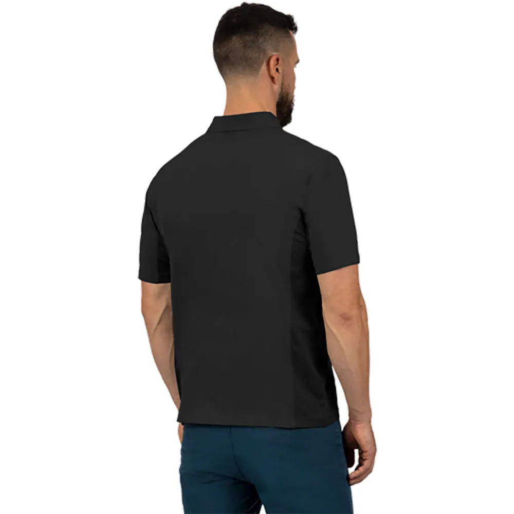 FXR Breeze Performance UPF Polo Shirt Black