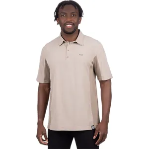 FXR Breeze Performance UPF Polo Shirt Stone Grey