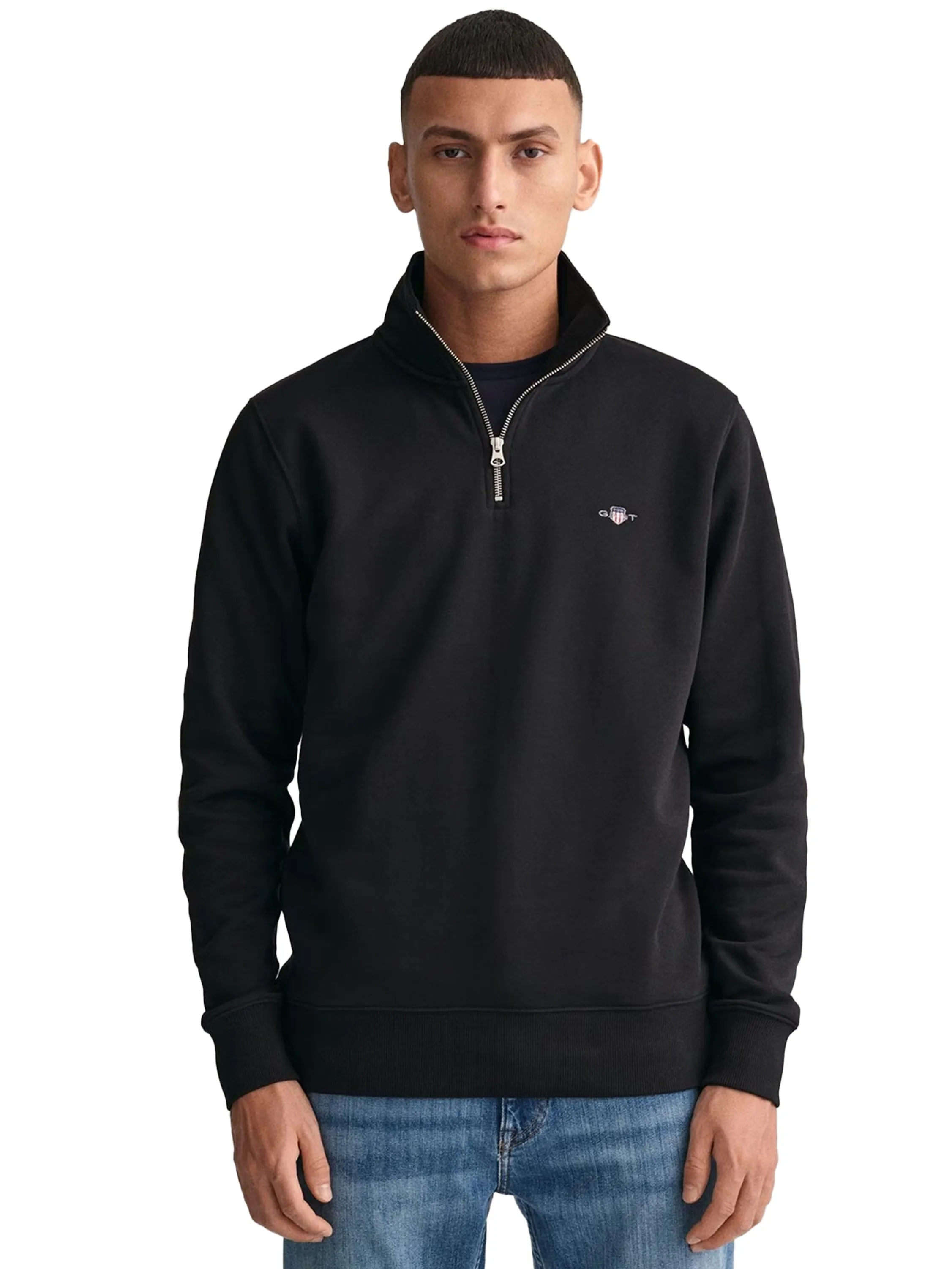 Gant | Mens Shield Half Zip Sweatshirt