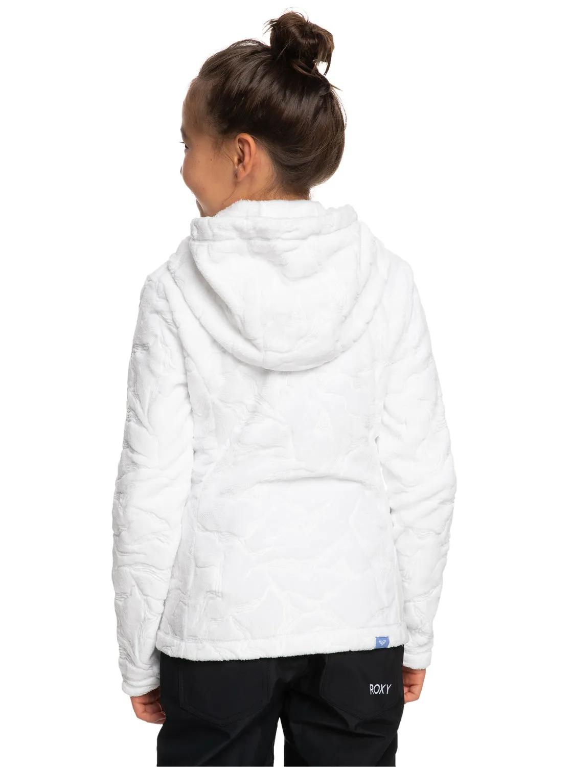 Girls 4-16 Igloo Technical Hooded Fleece - Bright White