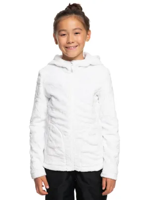 Girls 4-16 Igloo Technical Hooded Fleece - Bright White