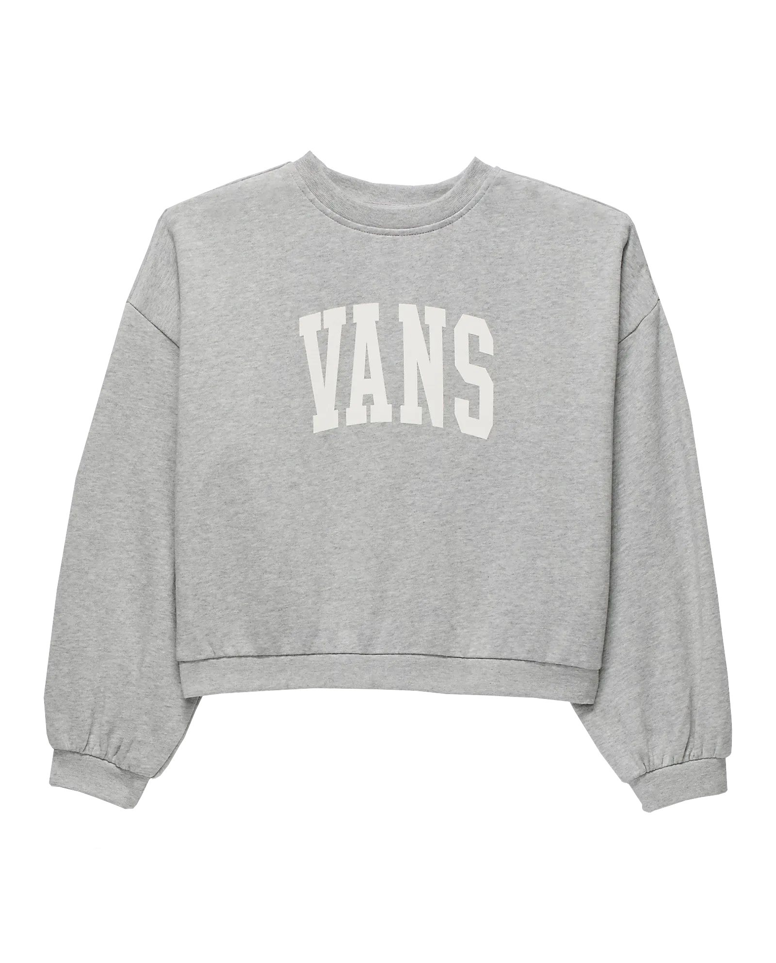 Girls Stadium Loose Sweatshirt in Cement Heather