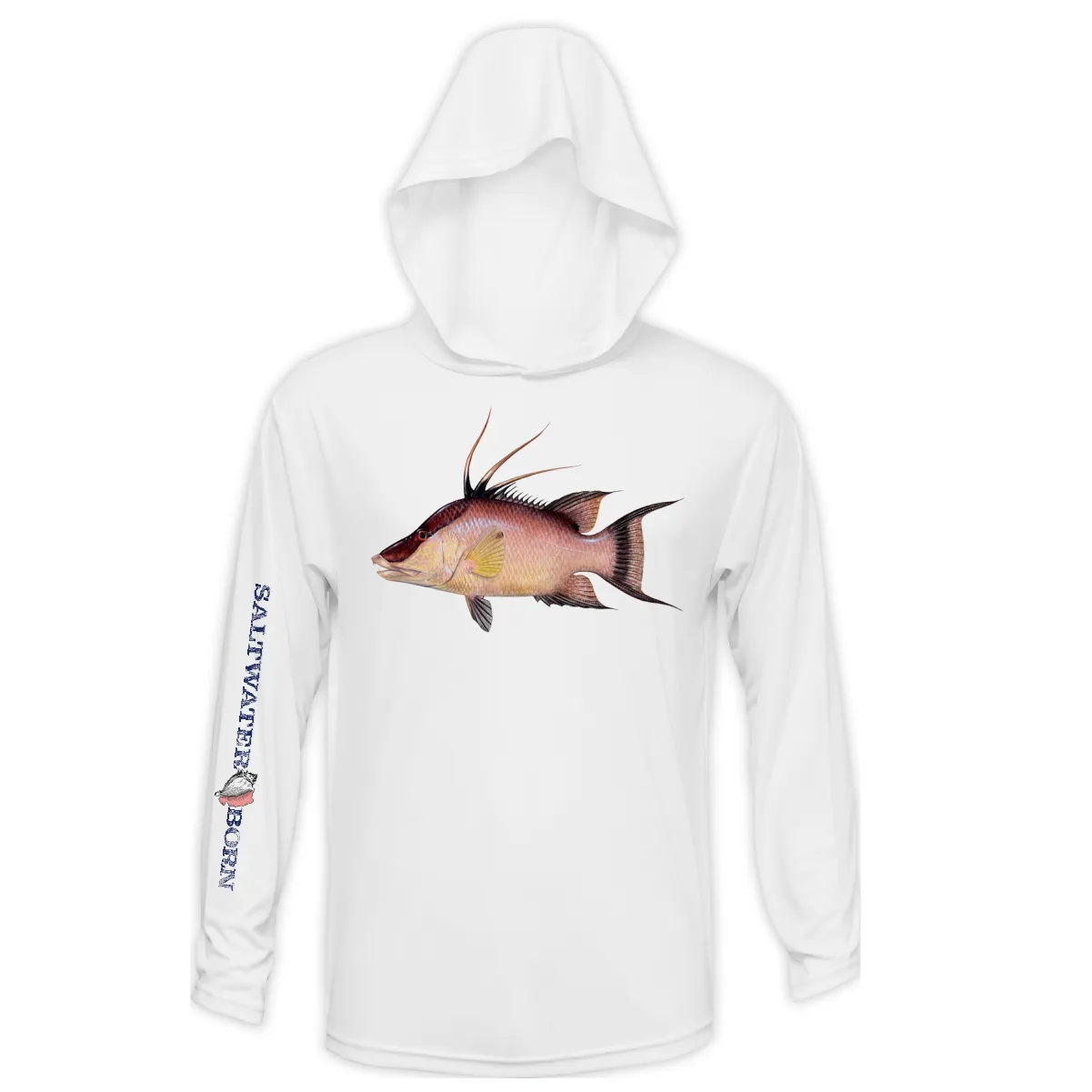 Hogfish Long Sleeve UPF 50  Dry-Fit Hoodie