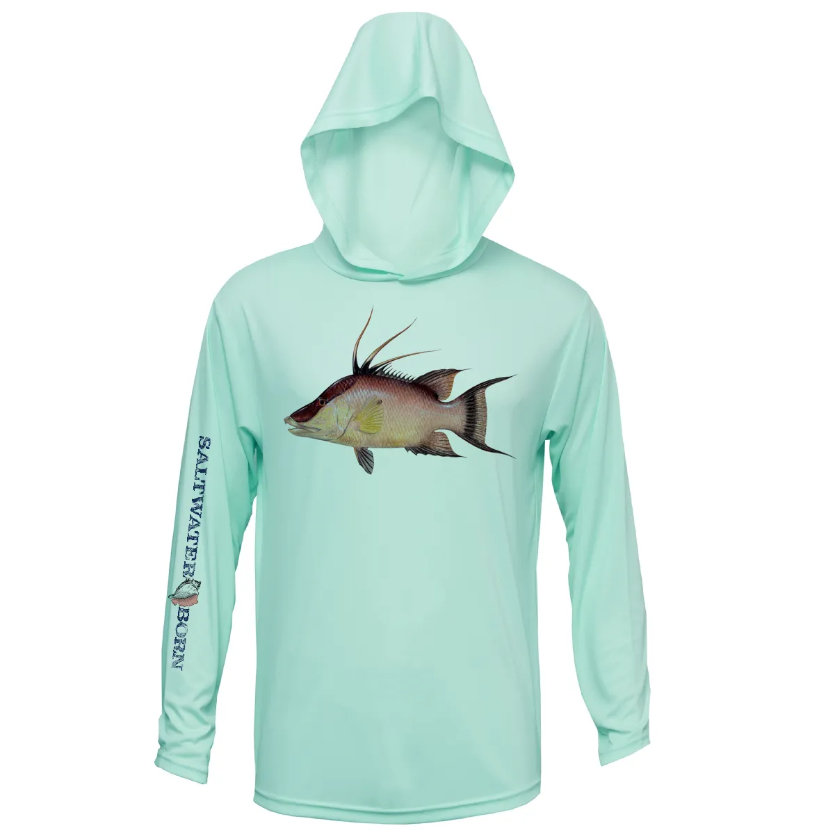 Hogfish Long Sleeve UPF 50  Dry-Fit Hoodie