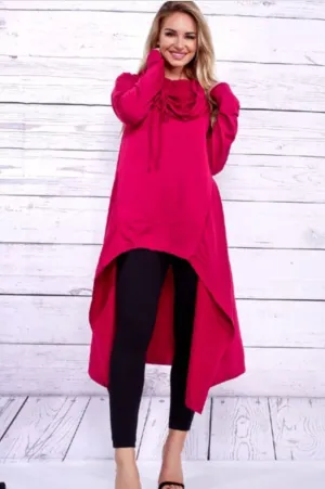 Hooded Top | Fuschia