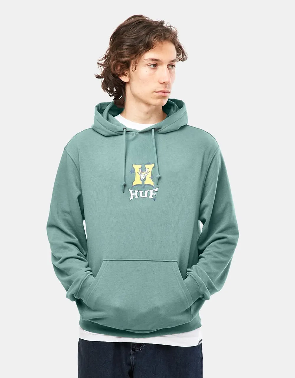 HUF Sassy H Pullover Hoodie - Sage