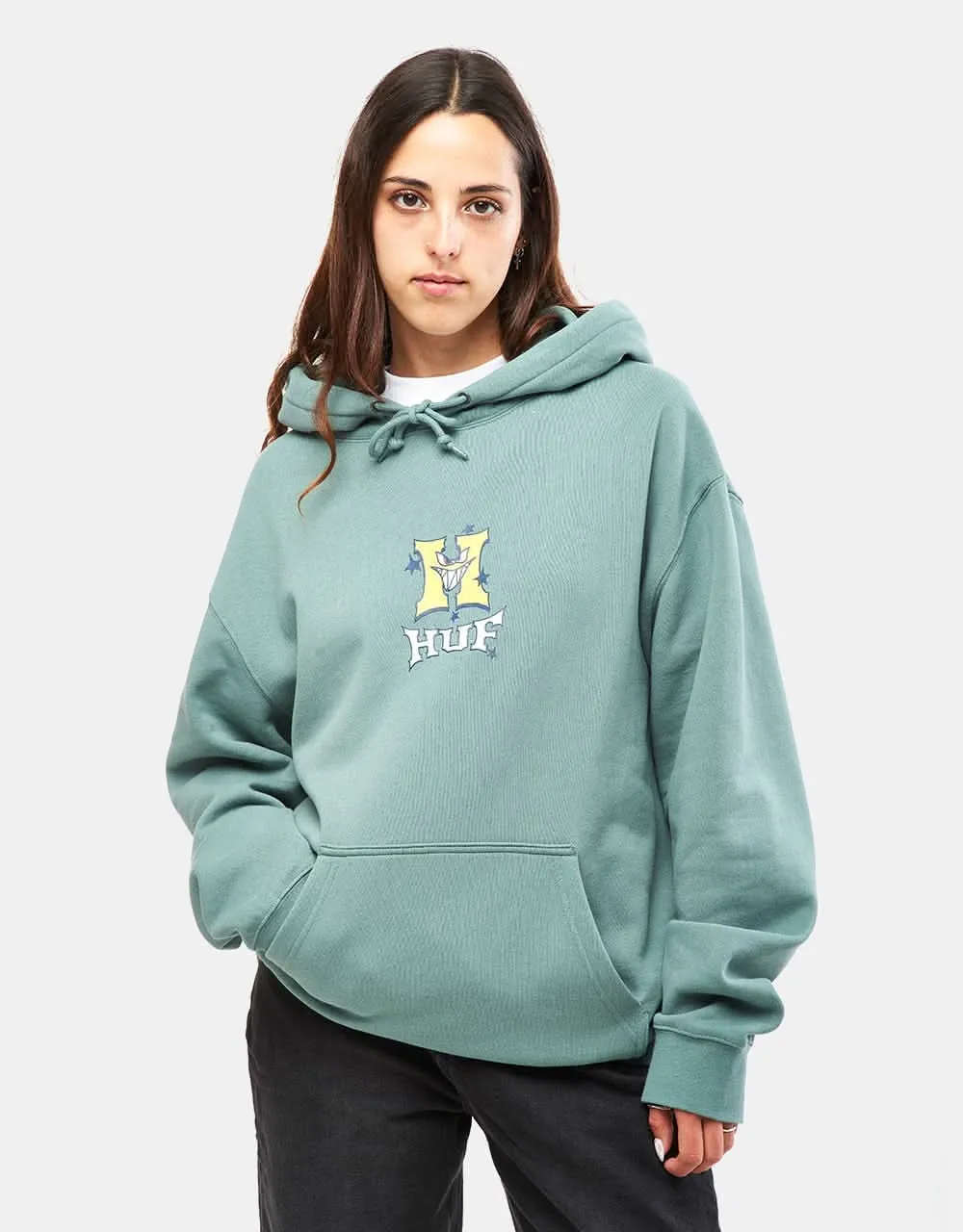 HUF Sassy H Pullover Hoodie - Sage