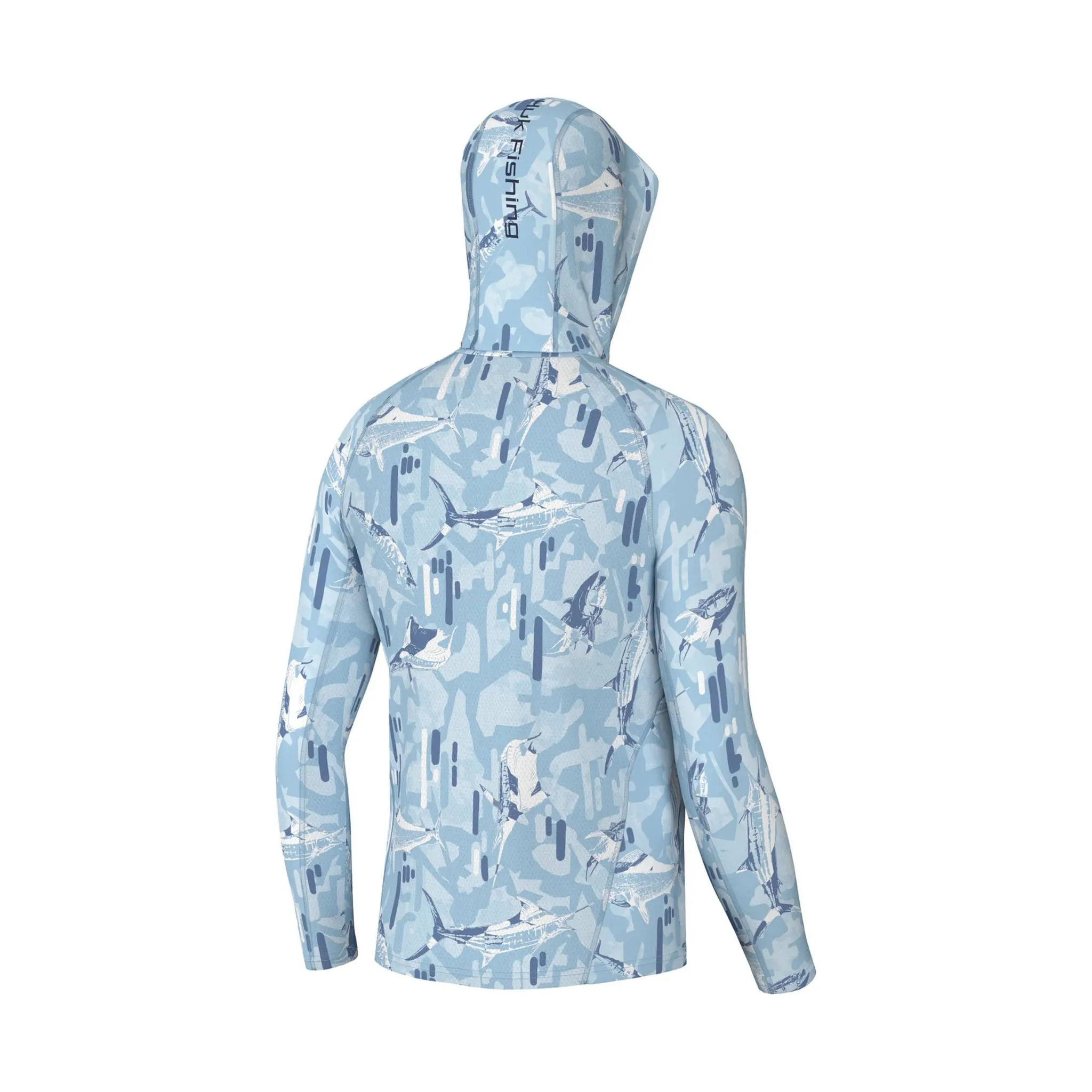 Huk Men's Apex Vert Icon Performance Hoodie - Apex Vert Ice Water