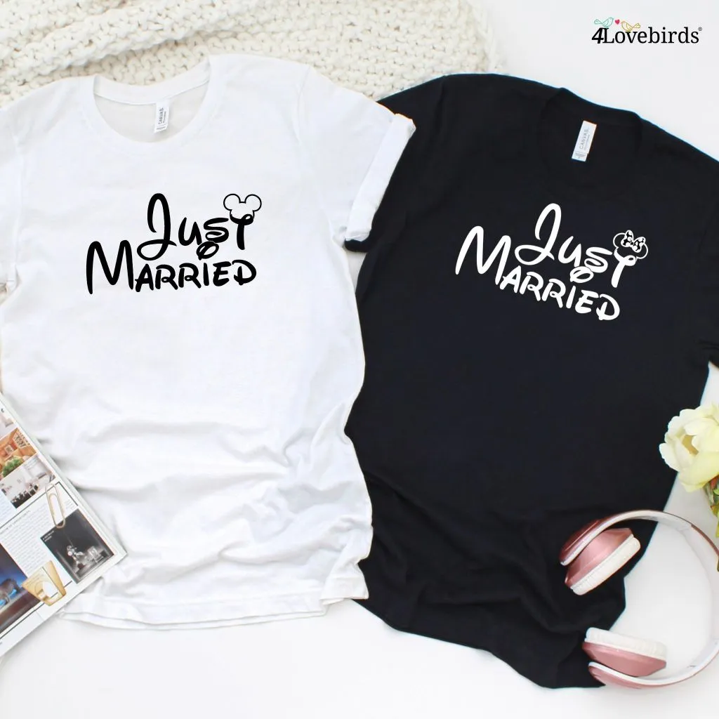 Just Married Matching Outfits - Perfect Anniversary Gift - Honey Moon Surprise Set