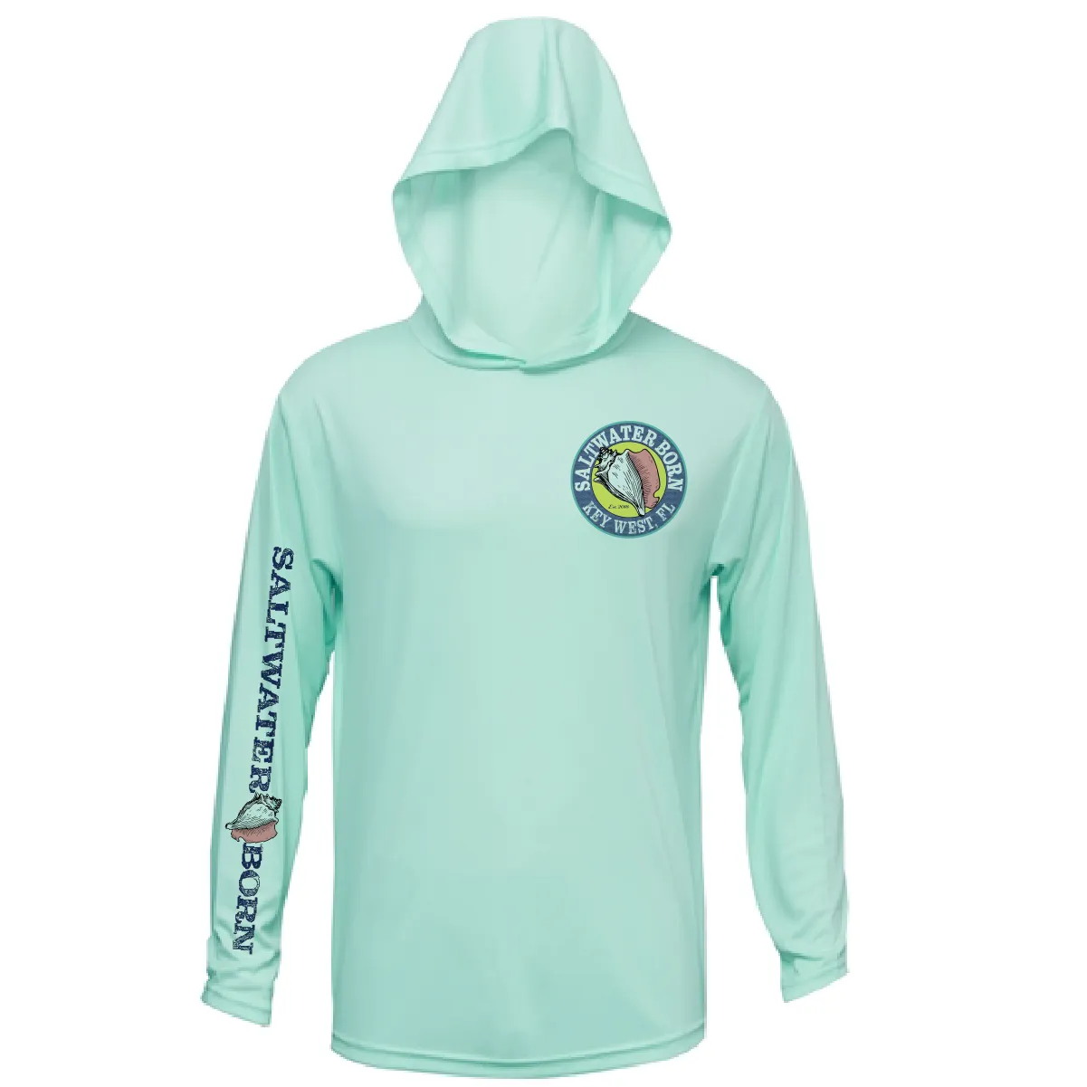 Key West, FL Jumbo Shrimp Long Sleeve UPF 50  Dry-Fit Hoodie