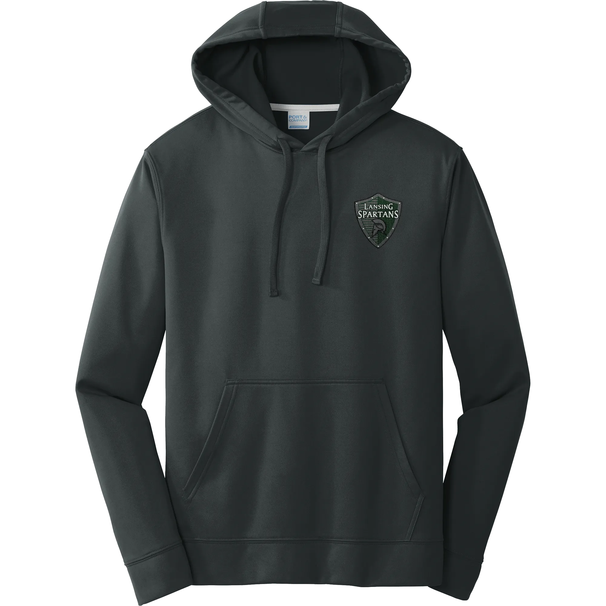 Lansing Spartans Performance Fleece Pullover Hooded Sweatshirt